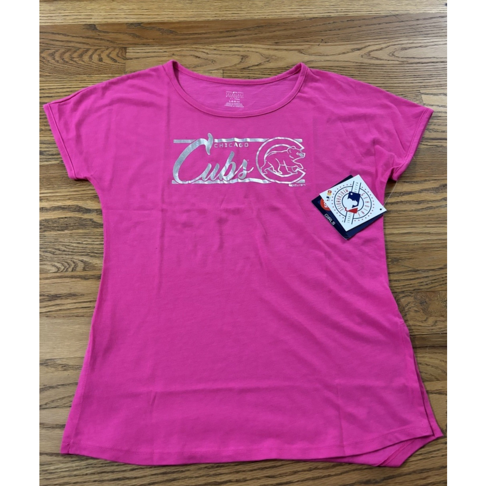 Chicago Cubs Women's crew neck T-Shirt Size Large 14 NWT